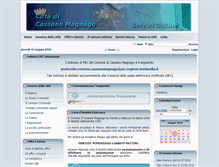 Tablet Screenshot of cassano-magnago.it